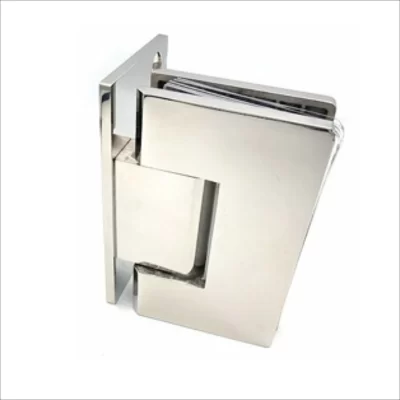 90° Half Back Hinge Wall-Mounted-Polished Stainless Steel
