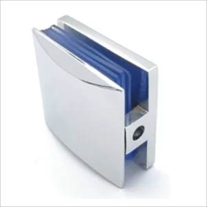 90° (U-Clamp) Wall To Glass Single Fix Clamp-Zinc Alloy/Chrome