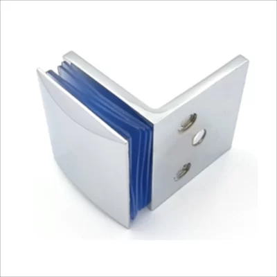 90° Glass To Wall Clamp-Zinc Alloy/Chrome