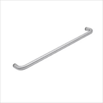 Round Towel Rail 600mm-Chrome with Finnials
