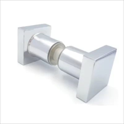 Back To Back Knob (Square)-Aluminum Chrome