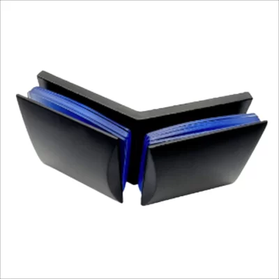 135° Glass To Glass Clamp-Zinc Alloy/Black