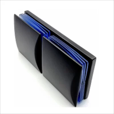 180° Glass To Glass Clamp-Zinc Alloy/Black