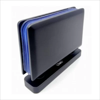360° Pivot Glass To Wall Hinge-Brass Black