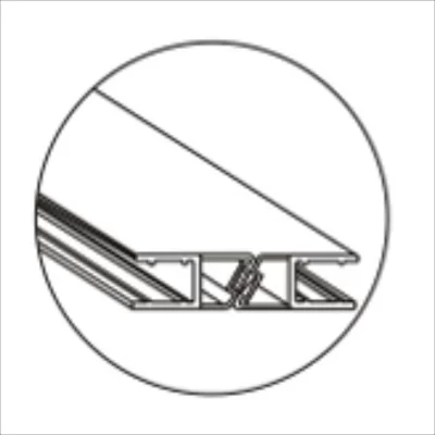 90/180° Magnetic Seal White 2.7m, 8-10mm