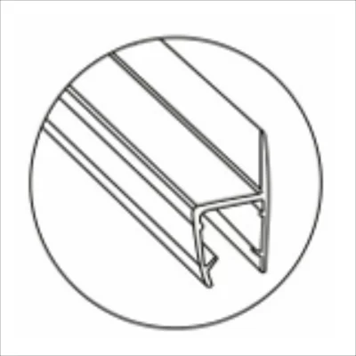 180° Soft Long Lip Seal 2.1m, 8-10mm
