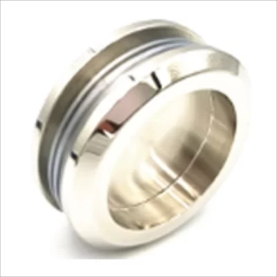 Flush Handle with Plate - Chrome