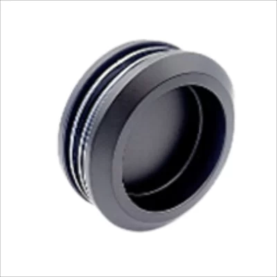 Flush Handle with Plate - Black