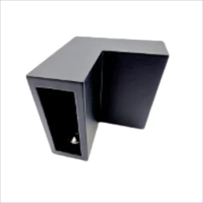 Edge Slider 90° Corner Piece - Black