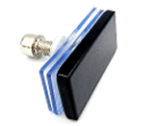 Edge Slider Glass Mount Conversion Kit - Black