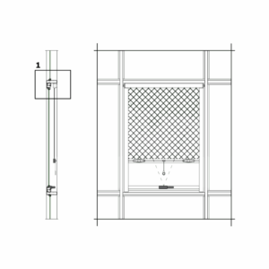Roller Screen Mesh Set - Black