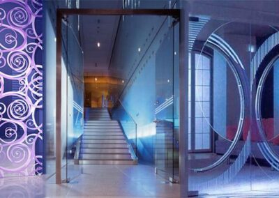 Modern Decorative Laminated Safety Glass Entrance Panel